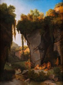 Die Kindheit Des Bacchus, Um 1835 by Lancelot Theodore Turpin De Crisse