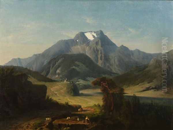 Vue Probable Des Alpes Suisses - view 1