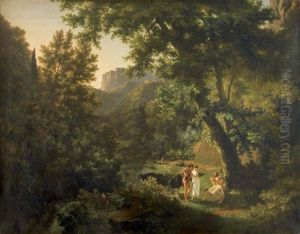 Daphnis Et Chloe Demandant A Un Vieux Chevrier Ce Que C'est Que L'amour by Lancelot Theodore Turpin De Crisse