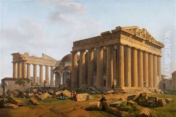 Die Akropolis In Athen - view 1