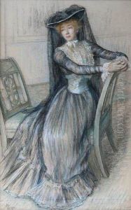 Portrait De Femme by Marie Louise Catherine Breslau