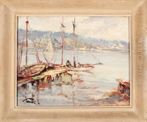 Sailboats On The Lake - view 1