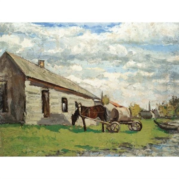 Landscape With Horse Grazing - view 1