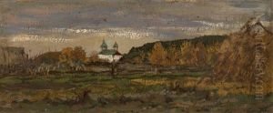Autumn by Leonard (Leonid) Viktorovich Turzhansky