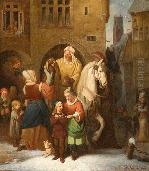 Der Heilige Nikolaus Verteilt Seine Gaben - view 1