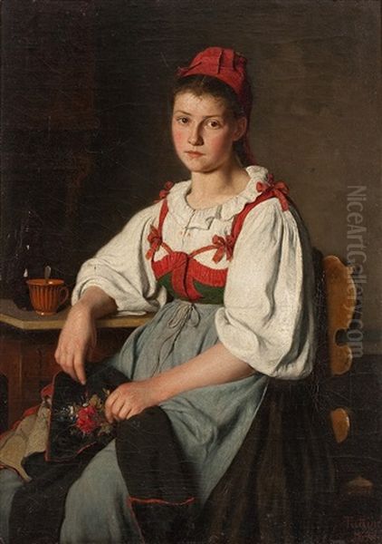 Junge Bauerin In Tracht - view 1