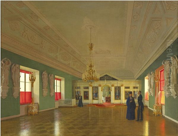 View Of The St Alexander Nevsky Church Of Anichkov Palace In Saint Petersburg - view 1