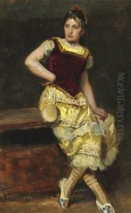 Portrait Of Ursule As An Italian Dancer