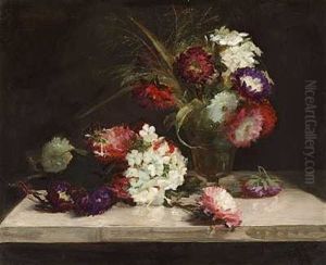 Efterarsblomster Pa En Karm