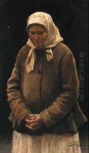 Portrait Of A Lady by Ivan Ivanovitch Tvoroshnikov