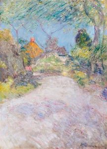 The Back Road by John Henry Twachtman