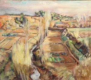 Farming Fields by John Henry Twachtman