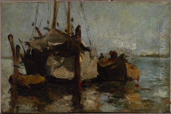 Boats In Harbor - view 1