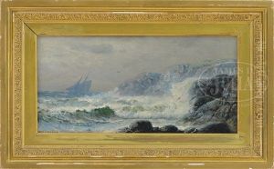 Coastal Seascape With Schooner