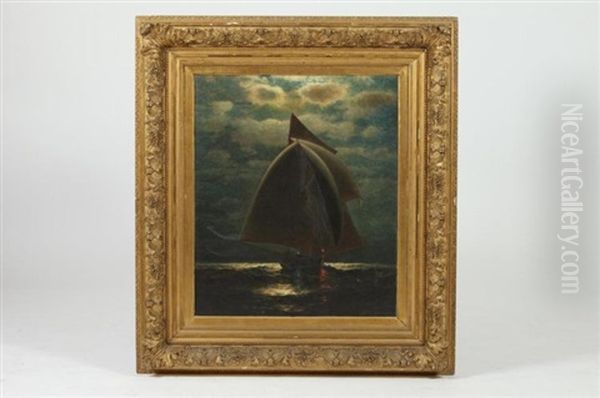 Sailboat At Night - view 1