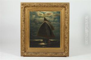 Sailboat At Night by James Gale Tyler