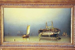 Hospital Ship On The Thames