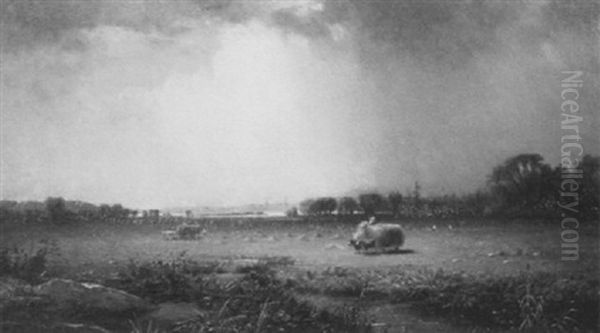 Loading The Wagons, A Haying Scene, Upstate New York - view 1