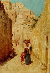 A Tunisian Backstreet by Walter Frederick Roofe Tyndale