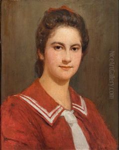 Portrait Einer Jungen Frau, Vermutlich Die Tochter Des Kunstlers