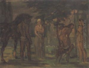 Badende by Georg Tyrahn