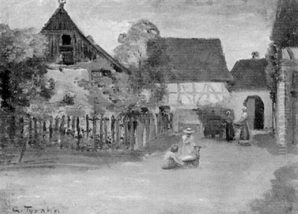 Kinder Auf Der Dorfstrase - view 1