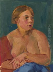 Young Nude by Nikolai Andreevich Tyrsa