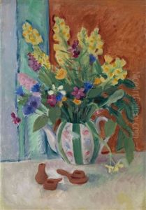 Still Life With Flowers by Nikolai Andreevich Tyrsa