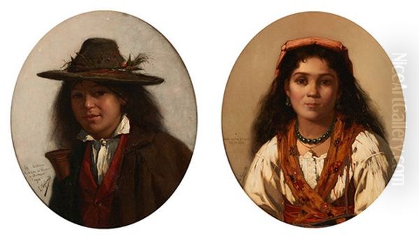 Jeune Italienne; Jeune Patre Italien (2 Works) - view 1