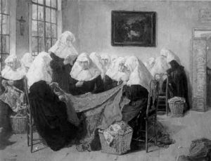 Nuns Sewing