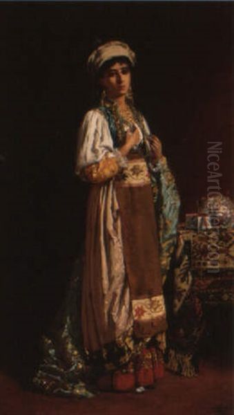 Jeune Femme Grecque Aux Bijoux - view 1