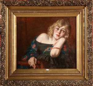 Jeune Femme A La Cigarette