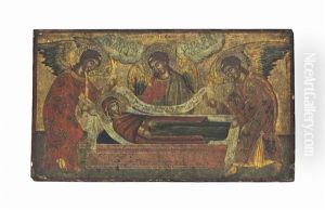 The Dormition Of The Mother Of God by Emmanuel Tzanes