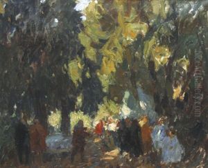 Empfang Des Kurfursten by Otto Ubbelohde