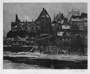 Marburg Im Winter by Otto Ubbelohde
