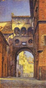 Scorcio Di Siena by Romolo Ubertalli
