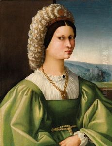 Bildnis Einer Dame In Grunem Gewand Bildnis Einer Dame In Grunem Gewand