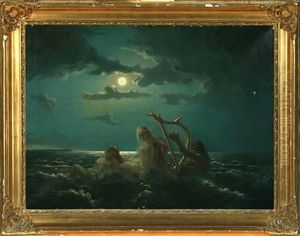 Merman Playing For Nymphs by Harald Theodor Udden