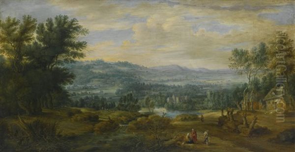 Extensive Landscape With Figures - view 1