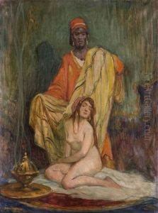 Prasentation Einer Haremsdame by Geza Udvary