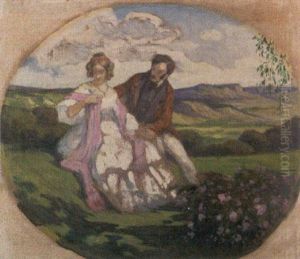 Lady And Gentleman In A Landscape Lady And Gentleman In A Landscape