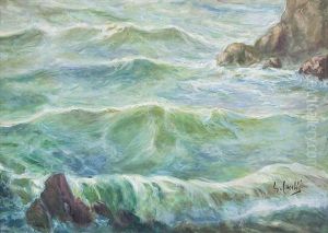 Mareggiata by Giuseppe Ugolini