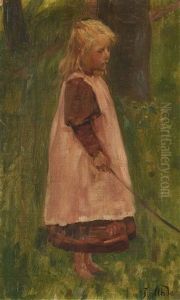 Little Girl With Trees