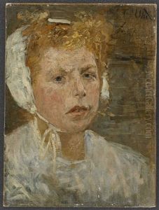 Kopf Einer Jungen Hollanderin by Fritz von Uhde