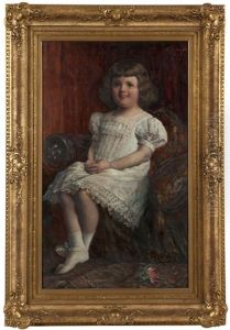 Portrait Of Helen Evans As A Young Girl Portrait Of Helen Evans As A Young Girl