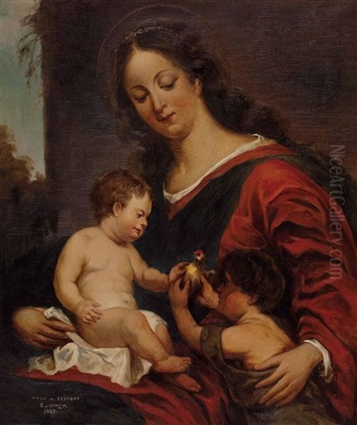 Madonna Mit Dem Jesus- Und Johannesknaben (after G. Seghers) - view 1
