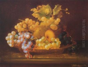 Szolos Csendelet (still-life Of Grapes) by Ferenc Ujhazy