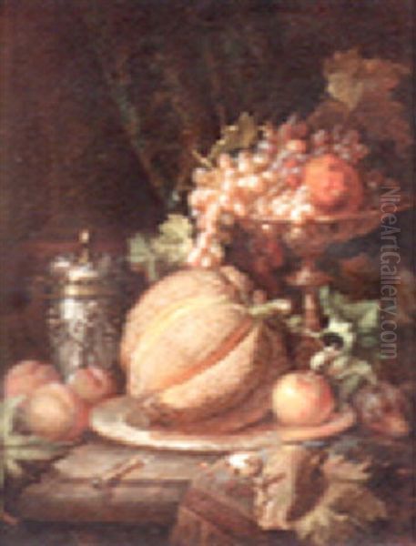 Still Life With Fruit And A Silver Urn - view 1