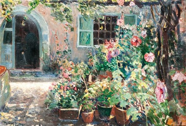 Flowery Courtyard - view 1