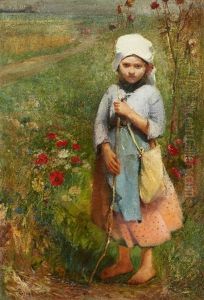 Jeune Fille Dans Les Champs Jeune Fille Dans Les Champs